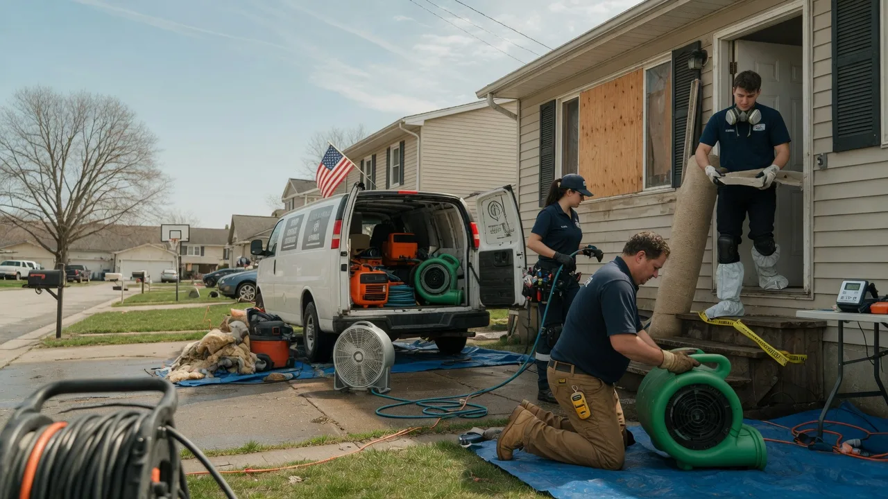 Water Damage Restoration in Idaville, IN near me
